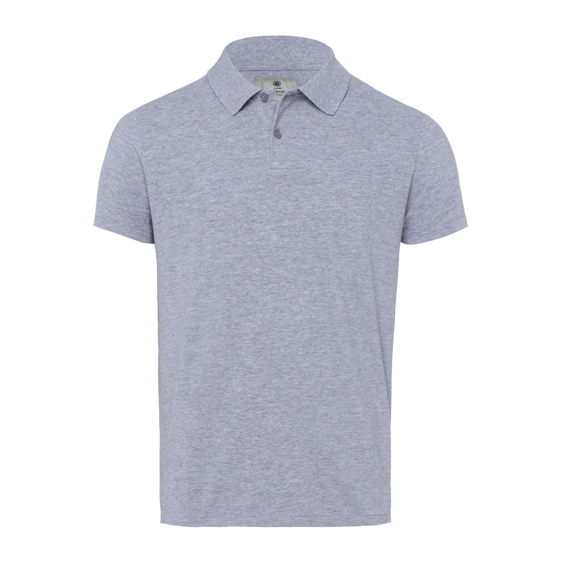 Allianz Blue World Poloshirt Men Grey