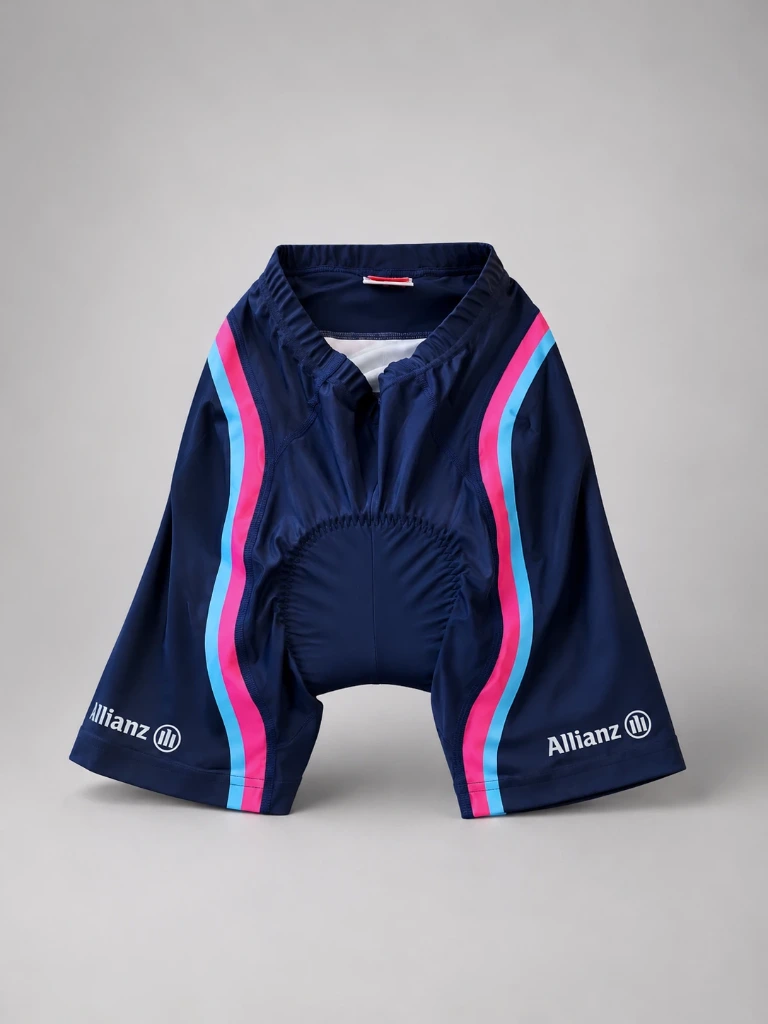 Allianz Radhose Navy/Pink